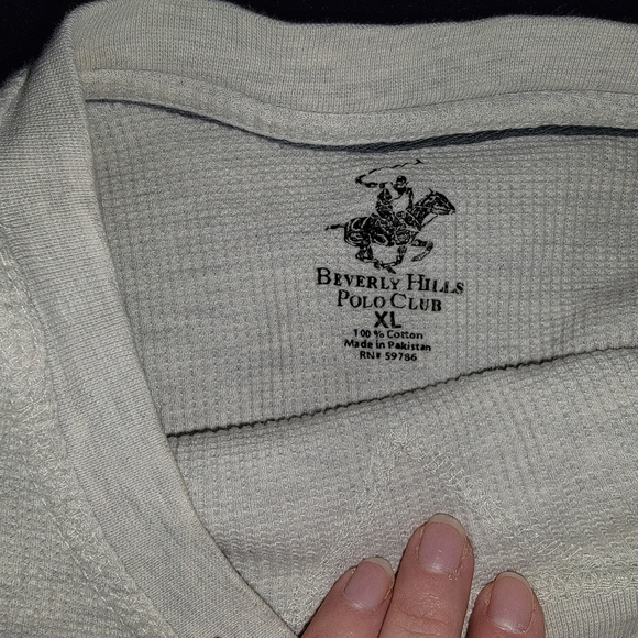 Women's Beverly Hills Polo Club cropped long-sleeve top - Picture 3 of 5